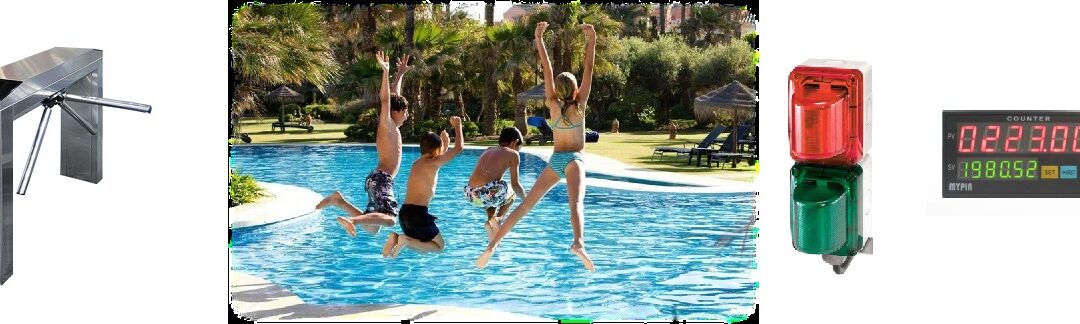 Control de aforo para piscinas