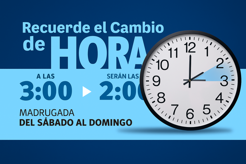 Cambio de hora invierno/verano