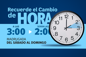 Cambio de hora invierno/verano