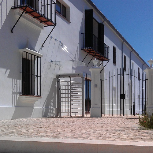torno-molinete-Jabugo Control de acceso en Jabugo (Huelva)